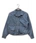 LEVI'S VINTAGE CLOTHING（リーバイスヴィンテージクロージング）の古着「TRIPLE PLEAT BLOUSE」｜ブルー