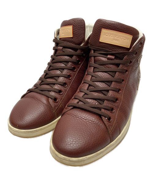 LOUIS VUITTON（ルイ ヴィトン）LOUIS VUITTON (ルイ ヴィトン) Leather Surfside Sneakers ブラウン サイズ:8の古着・服飾アイテム