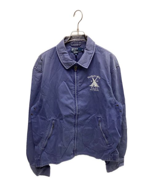 POLO RALPH LAUREN（ポロ・ラルフローレン）POLO RALPH LAUREN (ポロ・ラルフローレン) コットンスイングトップジャケット ブルー サイズ:Lの古着・服飾アイテム