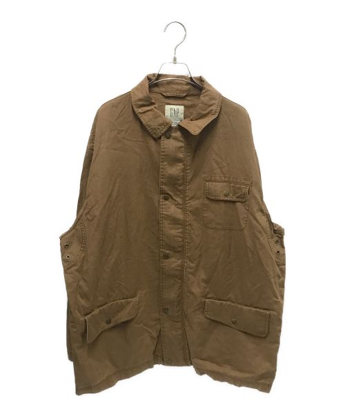 GAP（ギャップ）GAP (ギャップ) 90’s LINEN BLEND JACKET ブラウン サイズ:Lの古着・服飾アイテム