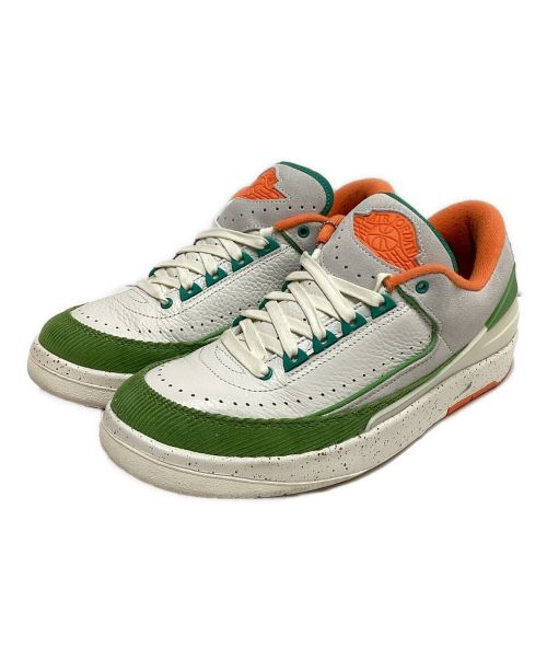 NIKE（ナイキ）NIKE (ナイキ) WMNS Air Jordan 2 Low Safety Orange/Chlorophyll サイズ:26の古着・服飾アイテム