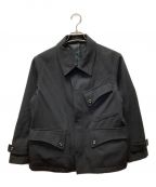 Ujohウジョー）の古着「TAND COLLAR COAT」｜ブラック