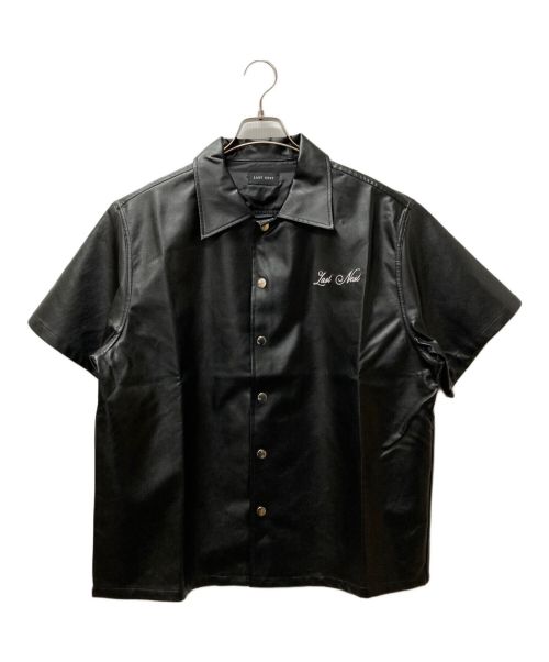 LAST NEST（ラストネスト）LAST NEST (ラストネスト) embroidered leather shirts ブラック サイズ:XLの古着・服飾アイテム