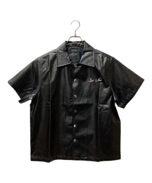 LAST NEST（ラストネスト）LAST NEST (ラストネスト) embroidered leather shirts ブラック サイズ:Mの古着・服飾アイテム