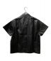 LAST NEST (ラストネスト) embroidered leather shirts ブラック サイズ:M：11000円