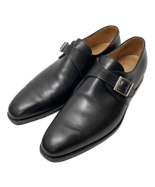 Crockett & Jones（クロケット＆ジョーンズ）Crockett & Jones (クロケット＆ジョーンズ) シングルモンクシューズ ブラック サイズ:7 1/2の古着・服飾アイテム