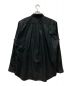 BLACK COMME des GARCONS (ブラック コムデギャルソン) オーバーサイズコットンシャツ ブラック サイズ:M：16000円