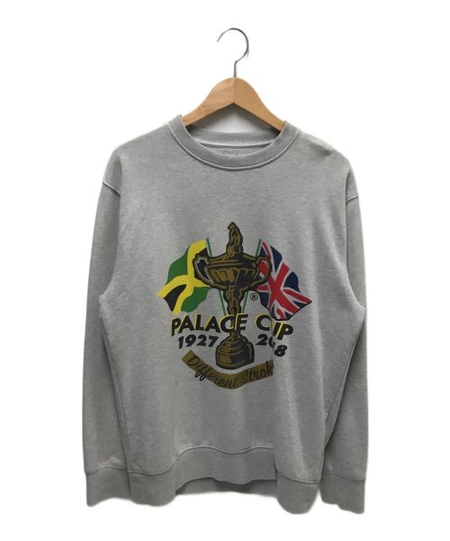 PALACE（パレス）PALACE (パレス) Palace Cup Different Strokes Grey Sweatshirt グレー サイズ:Sの古着・服飾アイテム