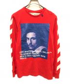 OFFWHITEオフホワイト）の古着「BERNINI L/S T-SHIRT」｜レッド