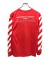 OFFWHITE (オフホワイト) BERNINI L/S T-SHIRT レッド サイズ:XS：7000円