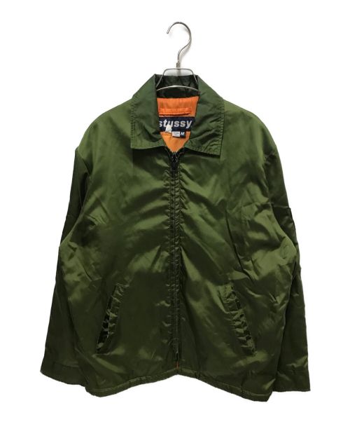 stussy（ステューシー）stussy (ステューシー) 90’s MA-1 フライトジャケット オリーブ サイズ:Mの古着・服飾アイテム