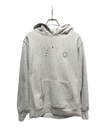 OLD FOLK HOUSE（オールドフォークハウス）の古着「Circle Logo Studs Sweat Hoodie」｜グレー