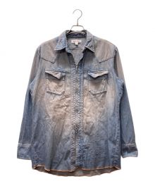 masu（エムエーエスユー）の古着「MASUBOYS WESTERN SHIRT」｜インディゴ