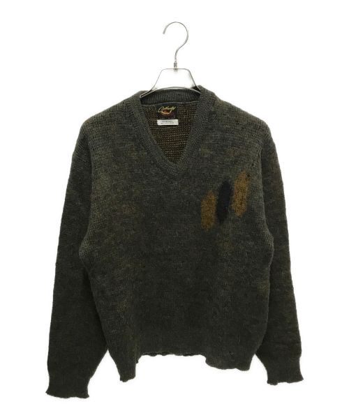 CONTINENTAL（コンチネンタル）CONTINENTAL (コンチネンタル) 60s MOHAIR MIX KNIT グリーン サイズ:Lの古着・服飾アイテム