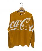 KITH×Coca Colaキス×コカコーラ）の古着「プリントカットソー」｜イエロー