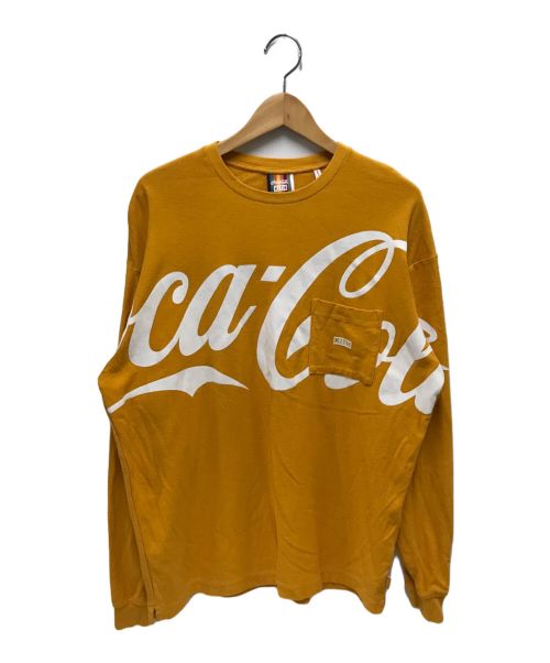 KITH（キス）KITH (キス) Coca Cola (コカコーラ) プリントカットソー イエロー サイズ:Sの古着・服飾アイテム