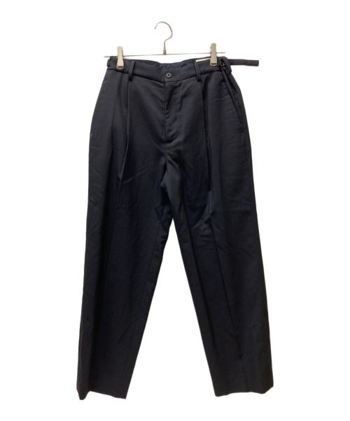 IRENISA（イレニサ）IRENISA (イレニサ) ONE TUCK TAPERED PANTS ネイビー サイズ:Mの古着・服飾アイテム