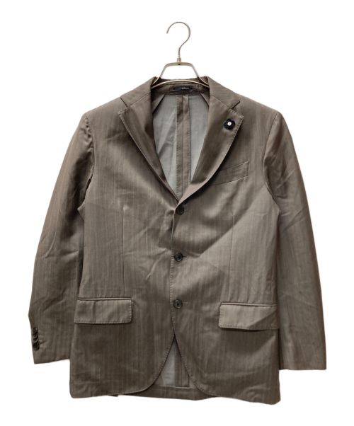 LARDINI（ラルディーニ）LARDINI (ラルディーニ) 3Bジャケット ブラウン サイズ:46の古着・服飾アイテム