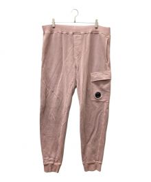 C.P COMPANY（シーピーカンパニー）の古着「Garment Dyed Lens Pocket Sweat Pant」｜ピンク