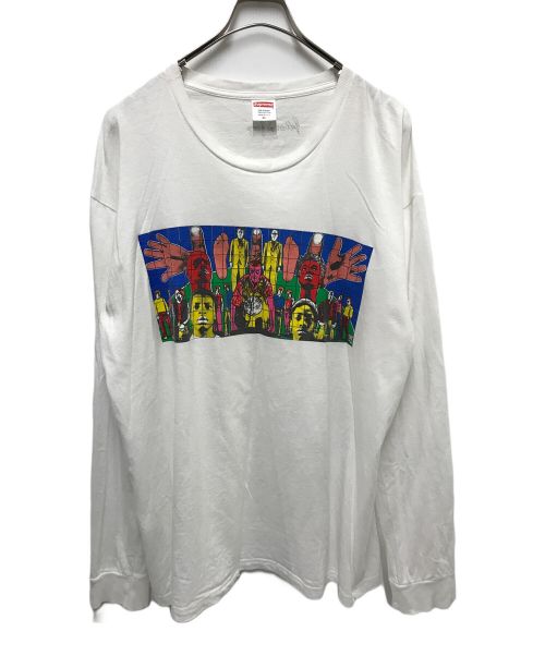 SUPREME（シュプリーム）SUPREME (シュプリーム) DEATH AFTER LIFE L/S Tee ホワイト サイズ:XLの古着・服飾アイテム