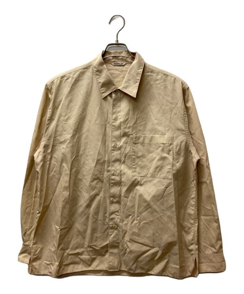 AURALEE（オーラリー）AURALEE (オーラリー) WASHED FINX TWILL BOX SHIRTS ベージュ サイズ:4の古着・服飾アイテム