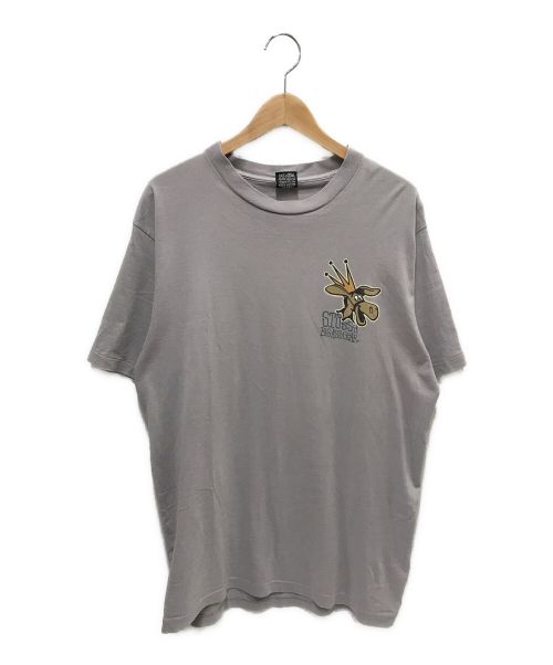 OLD STUSSY（オールドステューシー）old stussy (オールドステューシー) 80’s BIG ASS GEAR T-shirts グレー サイズ:Lの古着・服飾アイテム