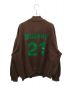 stussy (ステューシー) INTER BORO LEAGUE SWEAT JACKET ブラウン サイズ:XL：18000円