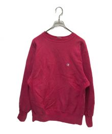 Champion（チャンピオン）の古着「90`Sリバースウィーブスウェット」｜ピンク