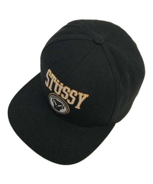 stussy（ステューシー）stussy (ステューシー) METALHEADZ (レコードレーベル) キャップ ブラックの古着・服飾アイテム