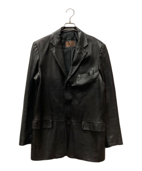 LOEWE（ロエベ）LOEWE (ロエベ) ラムレザー3Bジャケット ブラック サイズ:50の古着・服飾アイテム