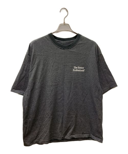 The Ennoy Professional（ザ エンノイ プロフェッショナル）The Ennoy Professional (ザ エンノイ プロフェッショナル) 22SS S/S boarder T オーバーサイズボーダーTシャツ ブラック サイズ:XXLの古着・服飾アイテム