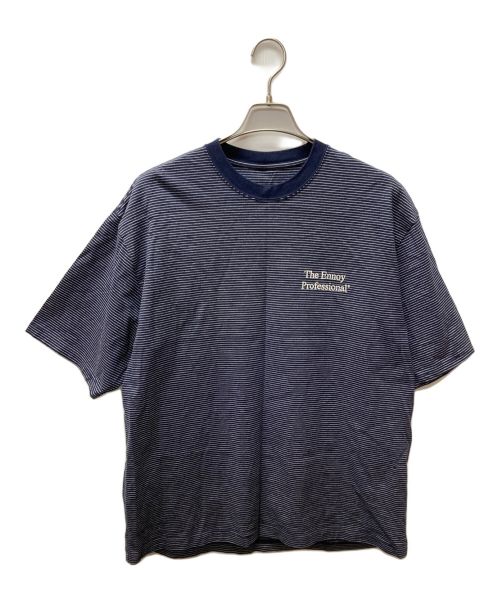 The Ennoy Professional（ザ エンノイ プロフェッショナル）The Ennoy Professional (ザ エンノイ プロフェッショナル) 23SS Border T-Shirts オーバーサイズボーダーTシャツ ネイビー サイズ:XLの古着・服飾アイテム