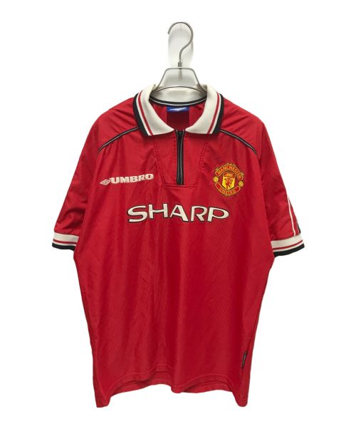 UMBRO（アンブロ）UMBRO (アンブロ) Manchester United Game Shirt レッド サイズ:Ｌの古着・服飾アイテム