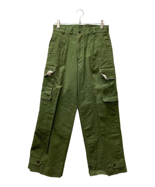 soerte（ソエルテ）soerte (ソエルテ) Wide straight military pants カーキ サイズ:3の古着・服飾アイテム