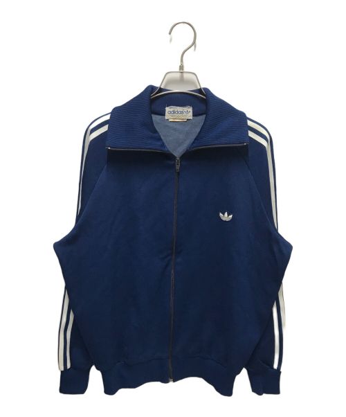 adidas（アディダス）adidas (アディダス) 80`sトレフォイルトラックジャケット ネイビー サイズ:4号の古着・服飾アイテム