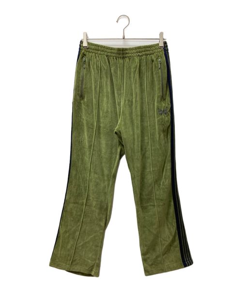 Needles（ニードルズ）Needles (ニードルズ) VELOUR NARROW TRACK PANTS グリーン サイズ:Lの古着・服飾アイテム