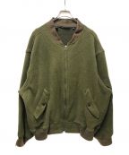 POLO RALPH LAURENポロ・ラルフローレン）の古着「90s Wool Blend Fleece MA-1」｜オリーブ