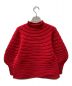 PLEATS PLEASE（プリーツプリーズ）の古着「MUSHROOM KNIT」｜レッド