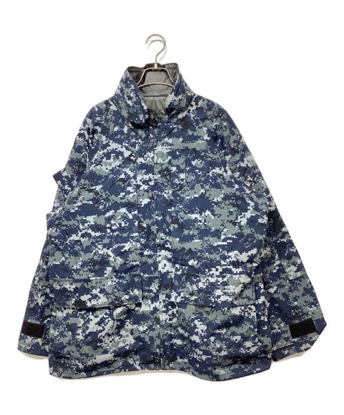 U'S NAVY（ユーエスネイビー）U'S NAVY (ユーエスネイビー) Working Parka Gore-Tex Digital Blue Jacket ネイビー サイズ:Ｌの古着・服飾アイテム