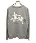 stussy (ステューシー) 00’S プリントスウェット グレー サイズ:SMALL：9000円