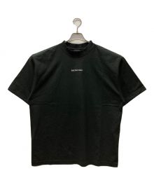 BALENCIAGA（バレンシアガ）の古着「ミディアムフィットロゴTシャツ」｜ブラック