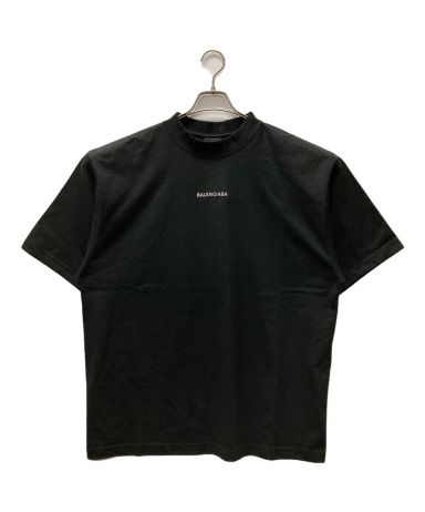 【中古・古着通販】BALENCIAGA (バレンシアガ) ミディアムフィットロゴTシャツ ブラック サイズ:L｜ブランド・古着通販  トレファク公式【TREFAC FASHION】スマホサイト