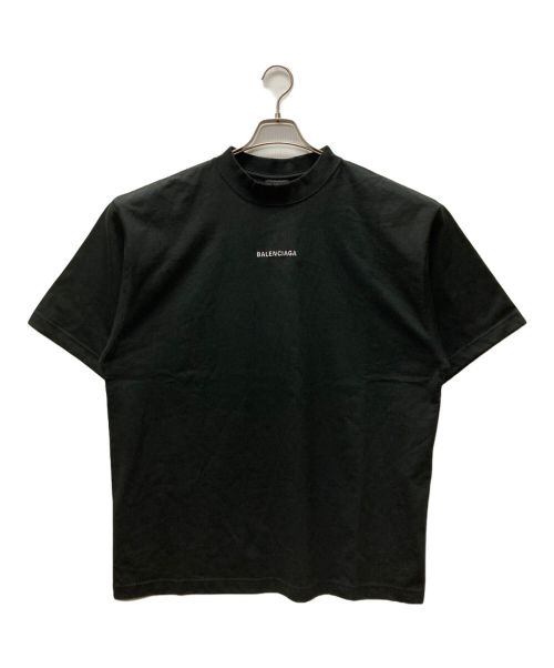 BALENCIAGA（バレンシアガ）BALENCIAGA (バレンシアガ) ミディアムフィットロゴTシャツ ブラック サイズ:Lの古着・服飾アイテム