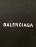 中古・古着 BALENCIAGA (バレンシアガ) ミディアムフィットロゴTシャツ ブラック サイズ:L：63000円