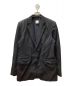 ANN DEMEULEMEESTER（アンドゥムルメステール）の古着「wool cotton blend tailored jacket」｜ブラック