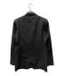 ANN DEMEULEMEESTER (アンドゥムルメステール) wool cotton blend tailored jacket ブラック サイズ:XS：10000円