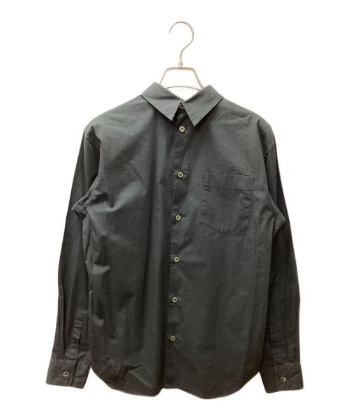 BLACK COMME des GARCONS（ブラック コムデギャルソン）BLACK COMME des GARCONS (ブラック コムデギャルソン) レギュラーカラーシャツ ブラック サイズ:Mの古着・服飾アイテム