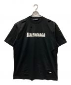 BALENCIAGAバレンシアガ）の古着「Damage Design Shortsleeve T Shirt」｜ブラック