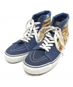 VANS×IRON MAIDENバンズ×アイアンメイデン）の古着「ハイカットスニーカー」｜ブルー