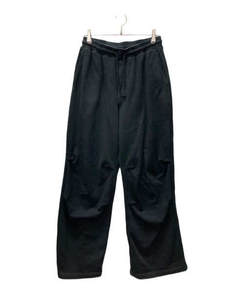 MATSUFUJI（マツフジ）MATSUFUJI (マツフジ) WIDE SWEAT PANTS ブラック サイズ:4の古着・服飾アイテム